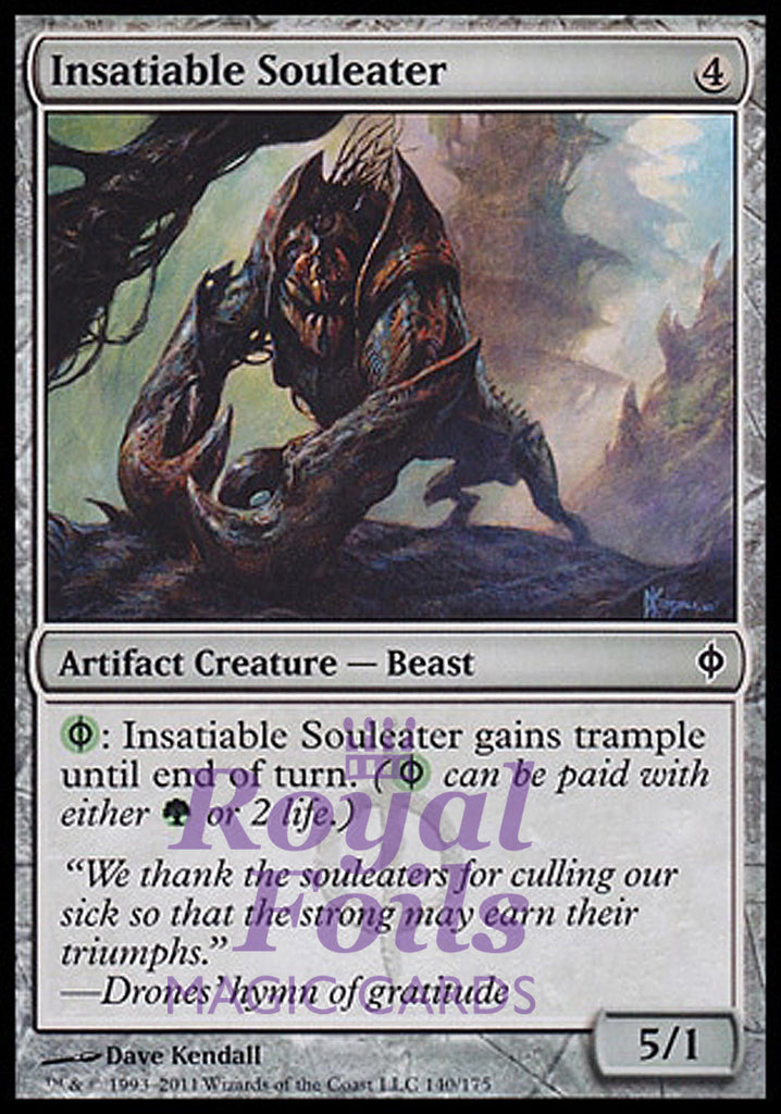 Insatiable Souleater 4x FOIL NPH MTG New Phyrexia Common MINT artifact